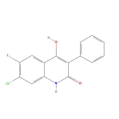7-chloro-4-hydroxy-6-iodo-3-phenyl-1H-quinolin-2-one (CAS: 1398339-80-4) - Related Chemical Product