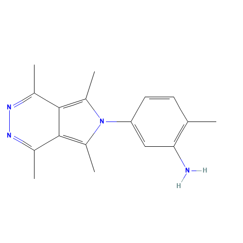 2-methyl-5-(1,4,5,7-tetramethylpyrrolo[3,4-d]pyridazin-6-yl)aniline (CAS: 381202-58-0) - Related Chemical Product