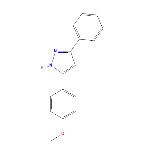 5-(4-methoxyphenyl)-3-phenyl-1H-pyrazole (CAS: 32664-28-1) - Related Chemical Product