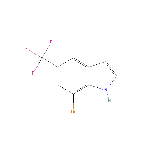 7-bromo-5-(trifluoromethyl)-1H-indole (CAS: 875306-23-3) - Related Chemical Product