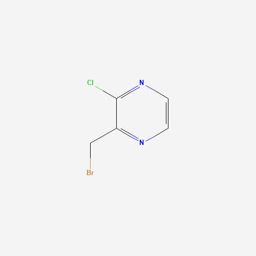 2-(bromomethyl)-3-chloropyrazine (CAS: 1289386-07-7) - Chemical Structure and Molecular Formula 