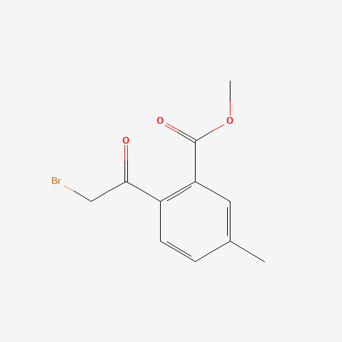 methyl 2-(2-bromoacetyl)-5-methylbenzoate (CAS: 1421923-09-2) - Related Chemical Product