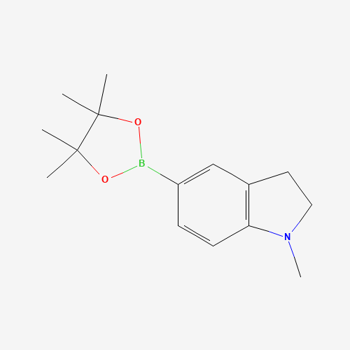 1-methyl-5-(4,4,5,5-tetramethyl-1,3,2-dioxaborolan-2-yl)-2,3-dihydroindole (CAS: 934570-43-1) - Related Chemical Product