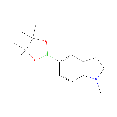 1-methyl-5-(4,4,5,5-tetramethyl-1,3,2-dioxaborolan-2-yl)-2,3-dihydroindole (CAS: 934570-43-1) - Related Chemical Product