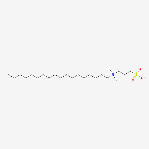 3-[dimethyl(octadecyl)azaniumyl]propane-1-sulfonate (CAS: 13177-41-8) - Chemical Structure and Molecular Formula 