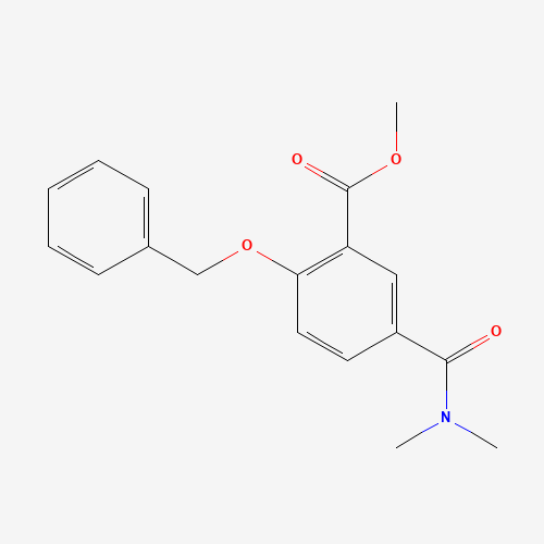 methyl 5-(dimethylcarbamoyl)-2-phenylmethoxybenzoate (CAS: 1285516-63-3) - Related Chemical Product
