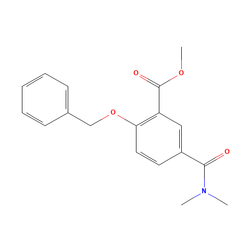 methyl 5-(dimethylcarbamoyl)-2-phenylmethoxybenzoate (CAS: 1285516-63-3) - Related Chemical Product