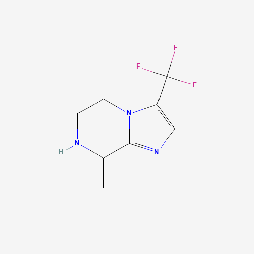 8-methyl-3-(trifluoromethyl)-5,6,7,8-tetrahydroimidazo[1,2-a]pyrazine (CAS: 1362243-49-9) - Related Chemical Product