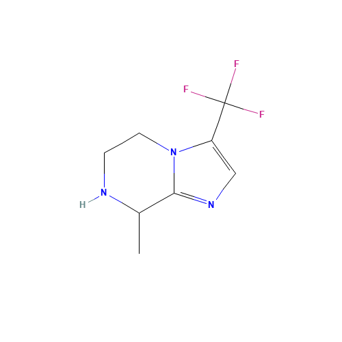 8-methyl-3-(trifluoromethyl)-5,6,7,8-tetrahydroimidazo[1,2-a]pyrazine (CAS: 1362243-49-9) - Related Chemical Product