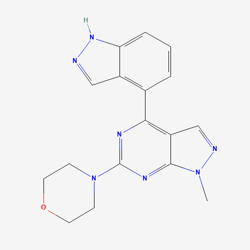 4-[4-(1H-indazol-4-yl)-1-methylpyrazolo[3,4-d]pyrimidin-6-yl]morpholine (CAS: 1292901-30-4) - Related Chemical Product