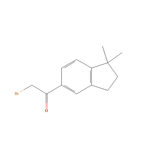 2-bromo-1-(1,1-dimethyl-2,3-dihydroinden-5-yl)ethanone (CAS: 1314029-31-6) - Related Chemical Product
