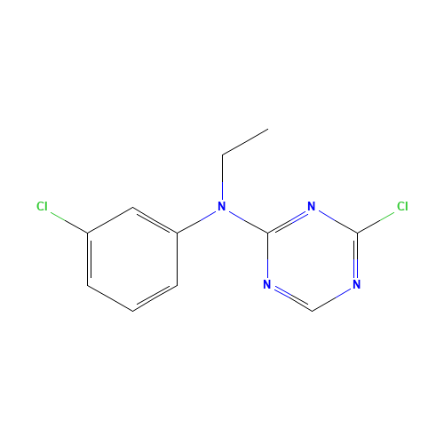 4-chloro-N-(3-chlorophenyl)-N-ethyl-1,3,5-triazin-2-amine (CAS: 333736-90-6) - Related Chemical Product