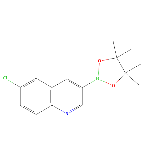 6-chloro-3-(4,4,5,5-tetramethyl-1,3,2-dioxaborolan-2-yl)quinoline (CAS: 1355582-91-0) - Related Chemical Product
