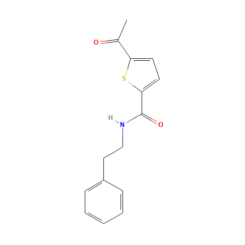 5-acetyl-N-(2-phenylethyl)thiophene-2-carboxamide (CAS: 925920-52-1) - Related Chemical Product