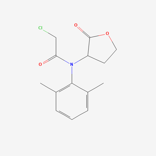 2-chloro-N-(2,6-dimethylphenyl)-N-(2-oxooxolan-3-yl)acetamide (CAS: 58810-48-3) - Related Chemical Product