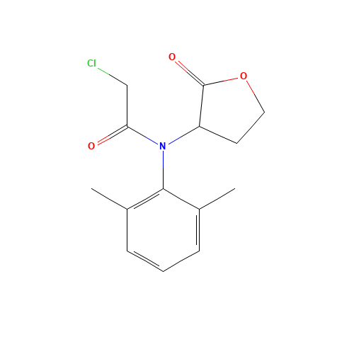 2-chloro-N-(2,6-dimethylphenyl)-N-(2-oxooxolan-3-yl)acetamide (CAS: 58810-48-3) - Related Chemical Product