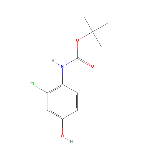tert-butyl N-(2-chloro-4-hydroxyphenyl)carbamate (CAS: 201811-58-7) - Related Chemical Product