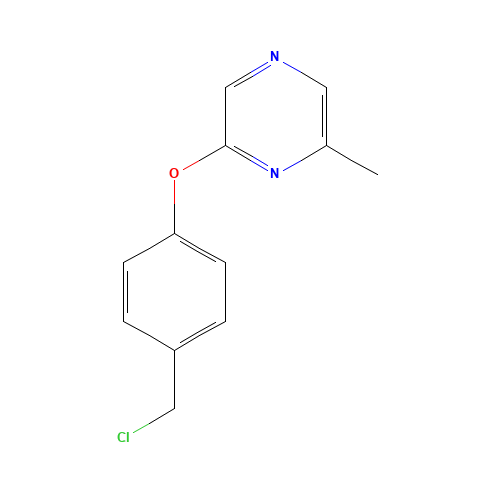 2-[4-(chloromethyl)phenoxy]-6-methylpyrazine (CAS: 921939-00-6) - Related Chemical Product