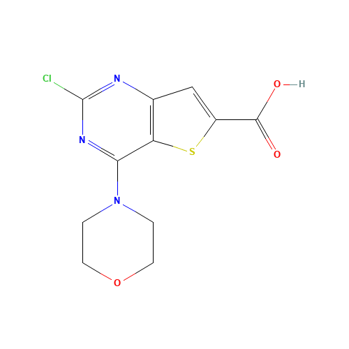 2-chloro-4-morpholin-4-ylthieno[3,2-d]pyrimidine-6-carboxylic acid (CAS: 956388-76-4) - Related Chemical Product