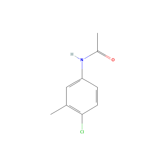 N-(4-chloro-3-methylphenyl)acetamide (CAS: 56961-88-7) - Chemical Structure and Molecular Formula 