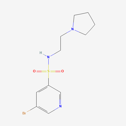 5-bromo-N-(2-pyrrolidin-1-ylethyl)pyridine-3-sulfonamide (CAS: 1086064-95-0) - Related Chemical Product