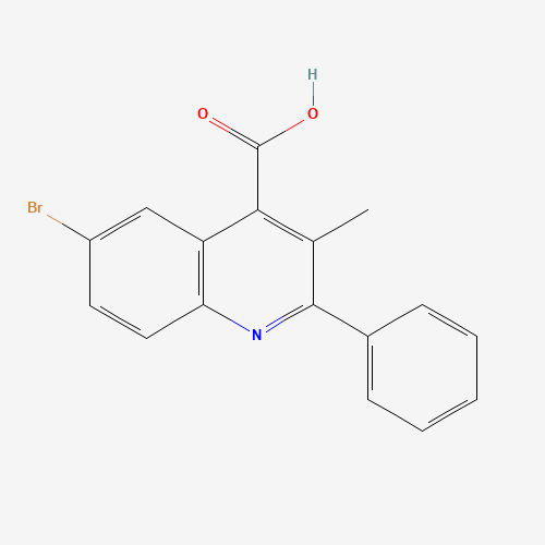 6-bromo-3-methyl-2-phenylquinoline-4-carboxylic acid (CAS: 330834-94-1) - Related Chemical Product