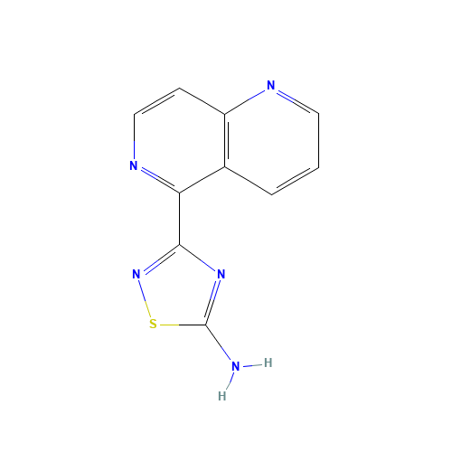 3-(1,6-naphthyridin-5-yl)-1,2,4-thiadiazol-5-amine (CAS: 1179362-59-4) - Related Chemical Product