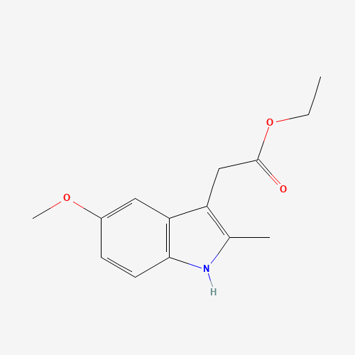 ethyl 2-(5-methoxy-2-methyl-1H-indol-3-yl)acetate (CAS: 17536-38-8) - Related Chemical Product