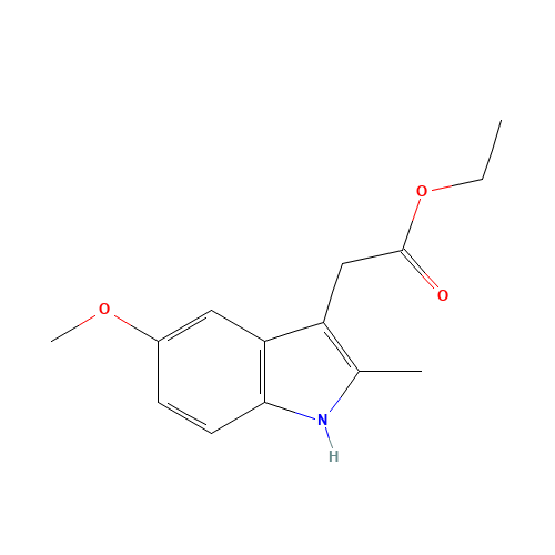 ethyl 2-(5-methoxy-2-methyl-1H-indol-3-yl)acetate (CAS: 17536-38-8) - Related Chemical Product