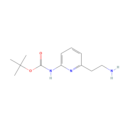 tert-butyl N-[6-(2-aminoethyl)pyridin-2-yl]carbamate (CAS: 400776-37-6) - Related Chemical Product