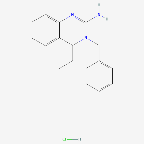 3-benzyl-4-ethyl-4H-quinazolin-2-amine;hydrochloride (CAS: 75064-04-9) - Related Chemical Product