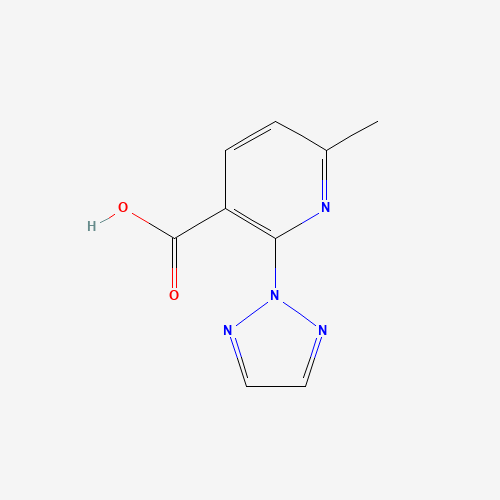 6-methyl-2-(triazol-2-yl)pyridine-3-carboxylic acid (CAS: 1293285-43-4) - Related Chemical Product