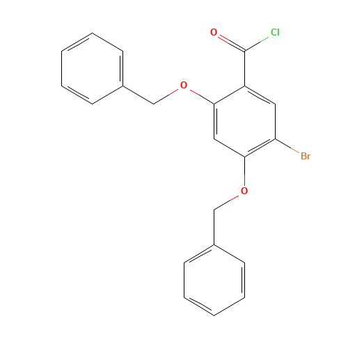 5-bromo-2,4-bis(phenylmethoxy)benzoyl chloride (CAS: 958253-46-8) - Related Chemical Product