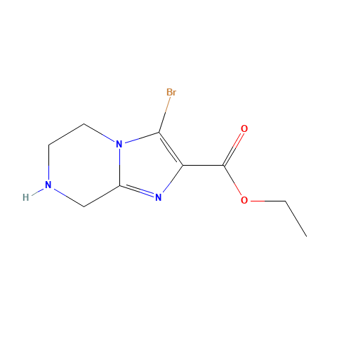 ethyl 3-bromo-5,6,7,8-tetrahydroimidazo[1,2-a]pyrazine-2-carboxylate (CAS: 1170776-06-3) - Related Chemical Product