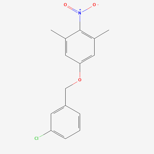 5-[(3-chlorophenyl)methoxy]-1,3-dimethyl-2-nitrobenzene (CAS: 1202160-79-9) - Related Chemical Product