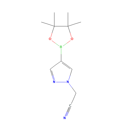 2-[4-(4,4,5,5-tetramethyl-1,3,2-dioxaborolan-2-yl)pyrazol-1-yl]acetonitrile (CAS: 1093307-35-7) - Related Chemical Product