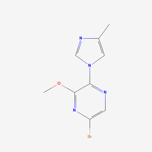 5-bromo-3-methoxy-2-(4-methylimidazol-1-yl)pyrazine (CAS: 1240469-32-2) - Related Chemical Product