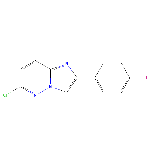 6-chloro-2-(4-fluorophenyl)imidazo[1,2-b]pyridazine (CAS: 244081-70-7) - Related Chemical Product