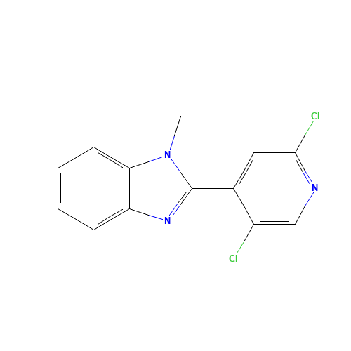 2-(2,5-dichloropyridin-4-yl)-1-methylbenzimidazole (CAS: 1269771-37-0) - Related Chemical Product