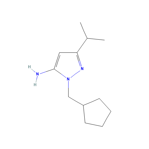 2-(cyclopentylmethyl)-5-propan-2-ylpyrazol-3-amine (CAS: 1217421-49-2) - Related Chemical Product