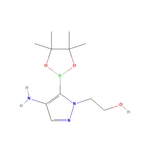 2-[4-amino-5-(4,4,5,5-tetramethyl-1,3,2-dioxaborolan-2-yl)pyrazol-1-yl]ethanol (CAS: 948593-47-3) - Related Chemical Product