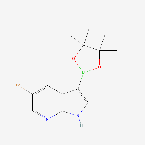 5-bromo-3-(4,4,5,5-tetramethyl-1,3,2-dioxaborolan-2-yl)-1H-pyrrolo[2,3-b]pyridine (CAS: 1072152-50-1) - Related Chemical Product