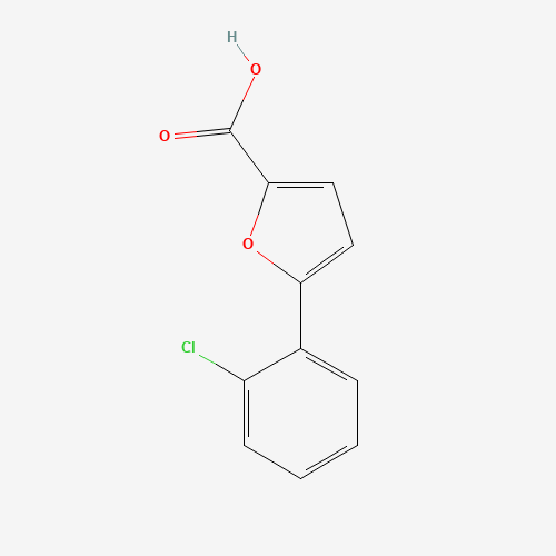 5-(2-chlorophenyl)furan-2-carboxylic acid (CAS: 41019-43-6) - Chemical Structure and Molecular Formula 