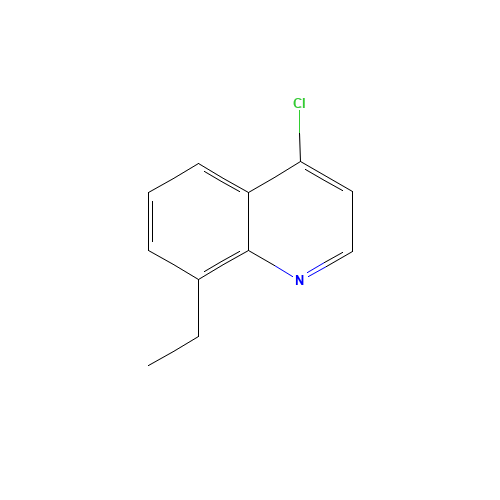 4-chloro-8-ethylquinoline (CAS: 63136-19-6) - Chemical Structure and Molecular Formula 