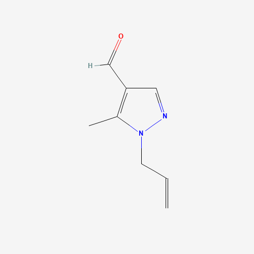 5-methyl-1-prop-2-enylpyrazole-4-carbaldehyde (CAS: 957313-16-5) - Chemical Structure and Molecular Formula 