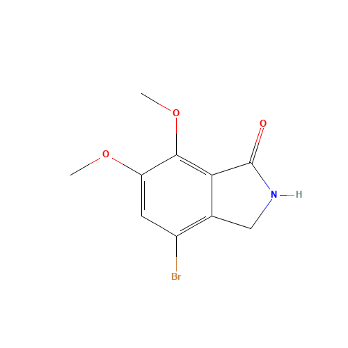 4-bromo-6,7-dimethoxy-2,3-dihydroisoindol-1-one (CAS: 954239-46-4) - Related Chemical Product