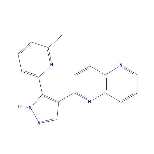 2-[5-(6-methylpyridin-2-yl)-1H-pyrazol-4-yl]-1,5-naphthyridine (CAS: 446859-33-2) - Related Chemical Product