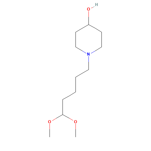1-(5,5-dimethoxypentyl)piperidin-4-ol (CAS: 177947-81-8) - Related Chemical Product