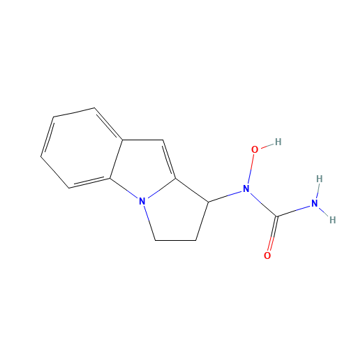 1-(2,3-dihydro-1H-pyrrolo[1,2-a]indol-3-yl)-1-hydroxyurea (CAS: 143612-22-0) - Related Chemical Product