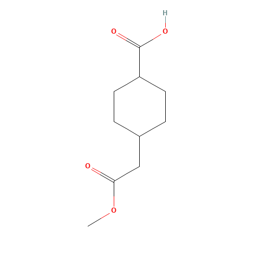 4-(2-methoxy-2-oxoethyl)cyclohexane-1-carboxylic acid (CAS: 1211450-51-9) - Related Chemical Product